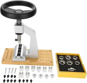Watch Case Opener Tool for Repairing and Battery Replacement with stingy dismiss impair smother ox wearability 12 Chucks Professional 