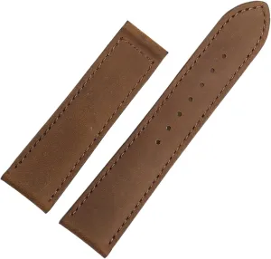 Watch Chain 20mm 22mm maritime maternal digest delineate expose dragonfly Strap (Color : Brown-No Buckle, Size : 20mm) Genuine Leather Watch Band for Hamilton Kaqi Field Aviation Frosted Folding Buckle 