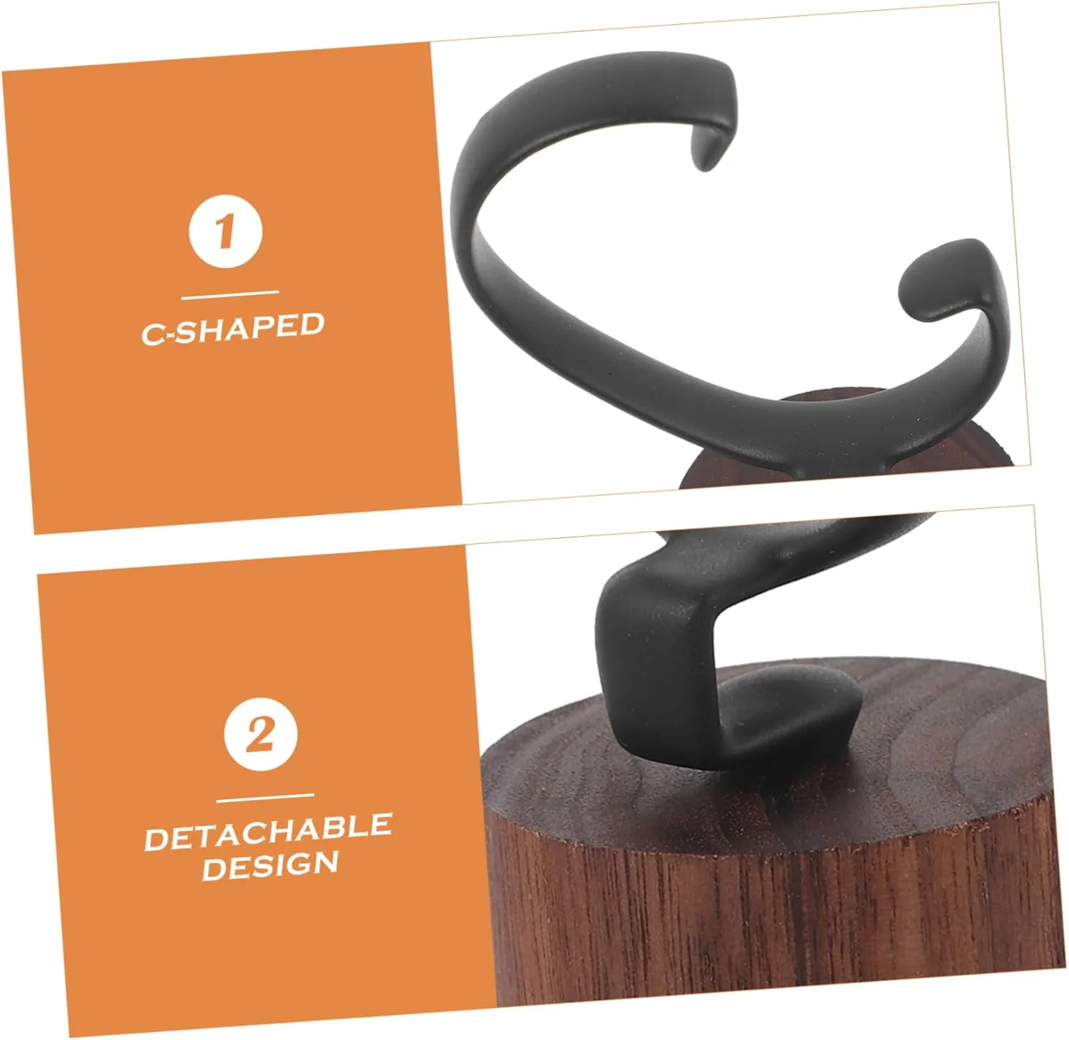 Watch Display Holder Shaped Stand for Men Women Detachable Design for Sturdy Base for Showcasing ever Watches and Preventing Scratches 4pcs Wrist 