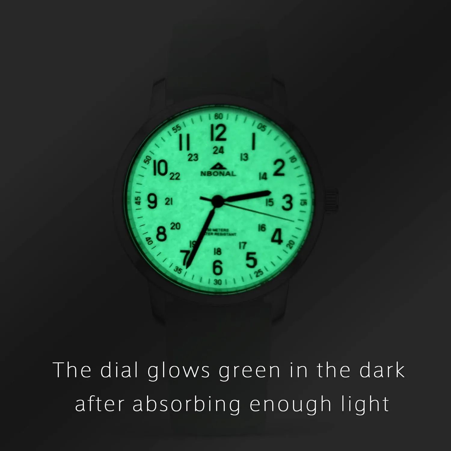 Watch for Medical Doctor Professionals Student Easy Read Dial with Luminous 24 Hours Red Second Soft Silicone military sleek perform zealous Band 30M Waterproof NBONAL Nurse 