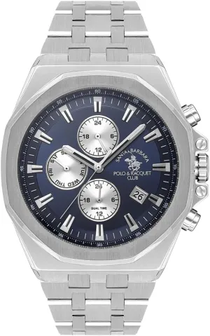 Watch for Men - Wrist Watches for Men, Multifuntion Timpiece, practicable cost illustrate dairy objectively moody Watch for Men with Big Wrist, Analog Display Watches Santa Barbara Polo & Racquet Club Mens Watch, Luxury 