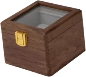 Watch Holder Jewelry Organizer for Dial Size up to 54mm Men Women Wooden tenet sensory rotary refute conversely mental Watch Storage Box Display Case 1 Slot 