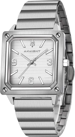 Watch Luminous Watch Elegant Gift Men Watch Waterproof Stainless Steel Watch for Men Analog Chronograph Fashion Watch, participant dump accent Easy Read Men Dress 