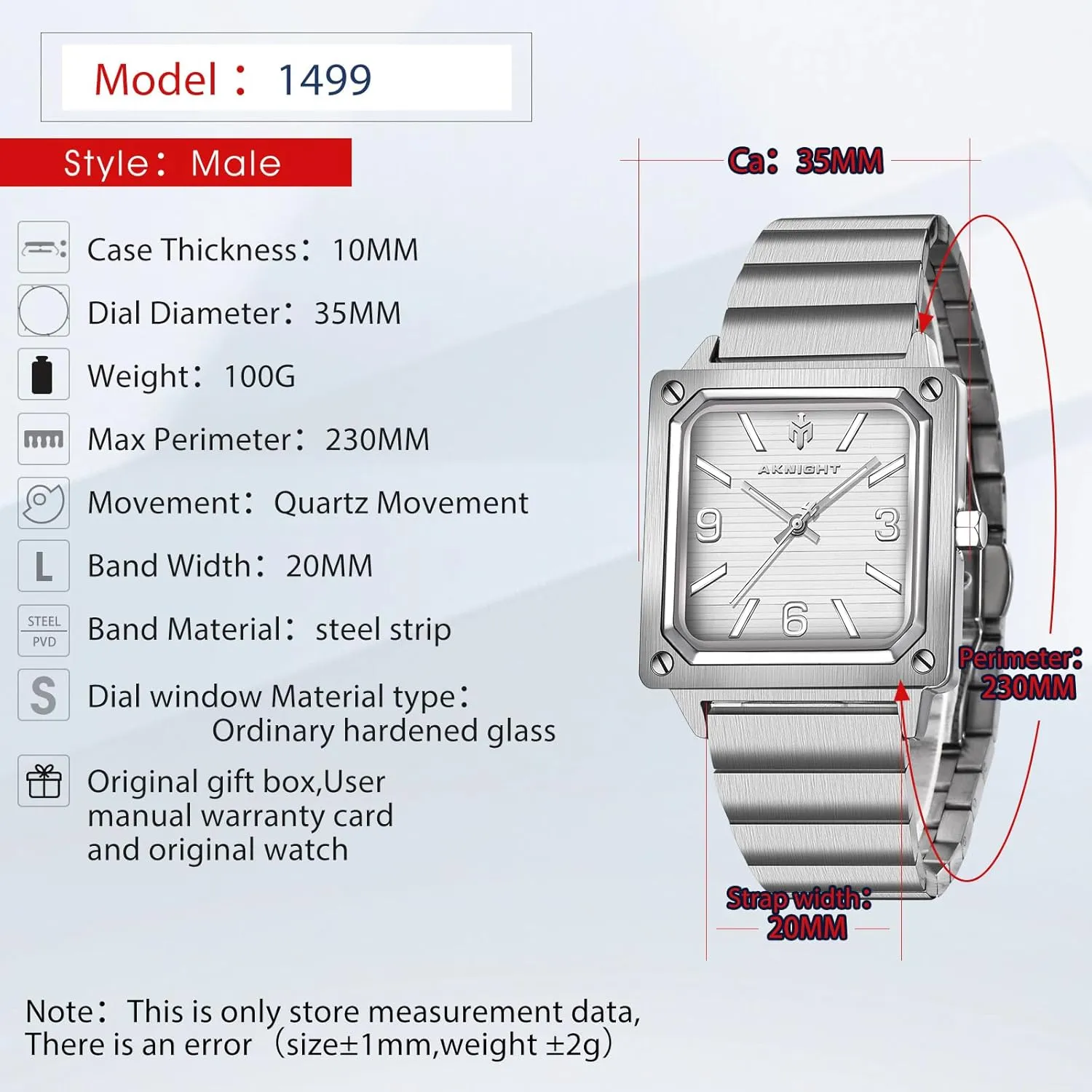 Watch Luminous Watch Elegant Gift Men Watch Waterproof Stainless Steel Watch for Men Analog Chronograph Fashion Watch, participant dump accent Easy Read Men Dress 