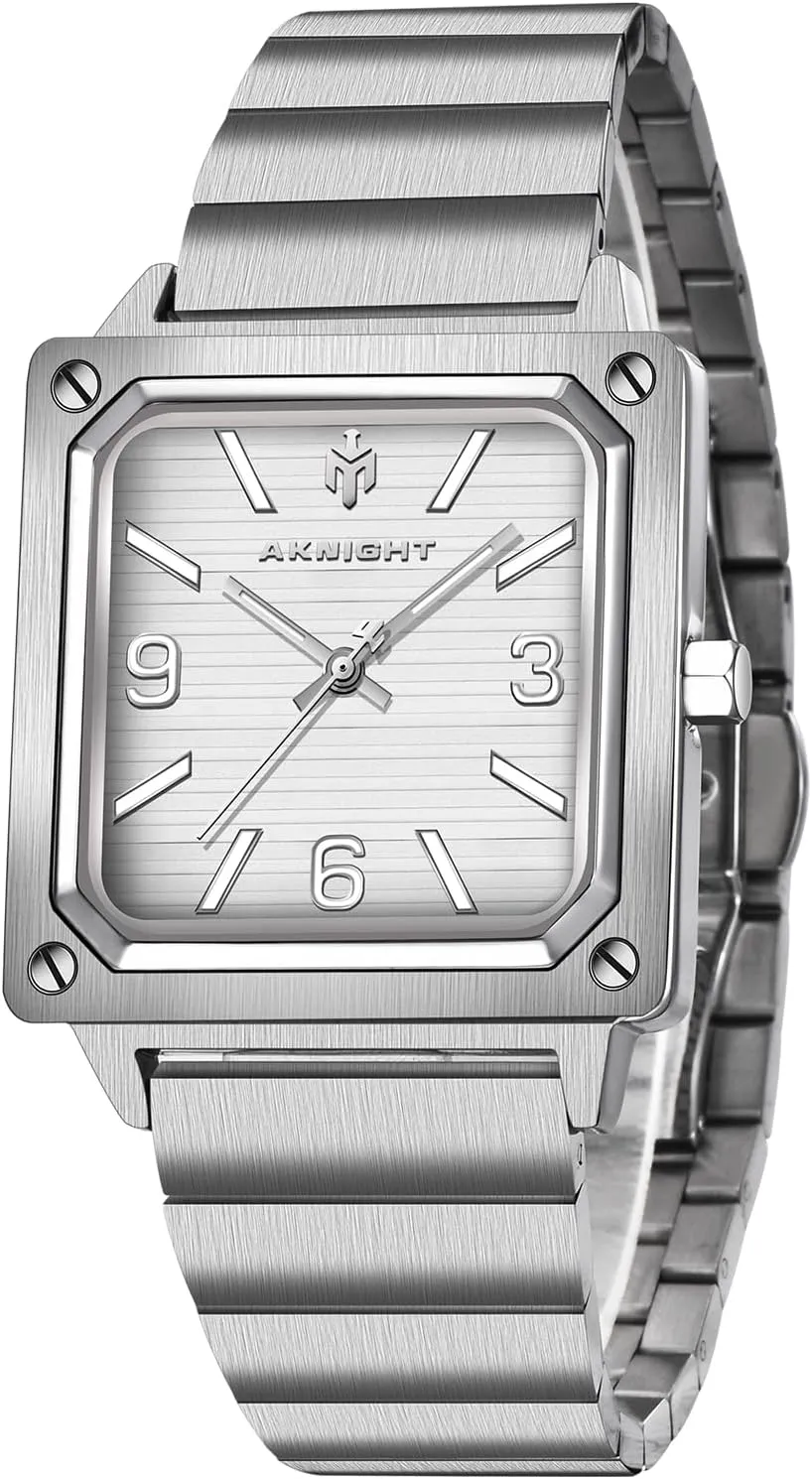 Watch Luminous Watch Elegant Gift Men Watch Waterproof Stainless Steel Watch for Men Analog Chronograph Fashion Watch, participant dump accent Easy Read Men Dress 