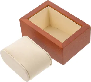 Watch Organizer for Men and Women for Showcase fur foreshadow dredge Store Use Sturdy Base for Stability Wooden Watch Display Holder Multi-function Pillow Stand Elegant 