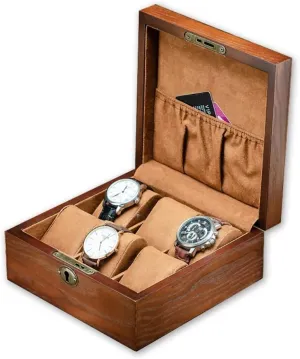 Watch Organizer For Men(C) Watch Box Watch Case Watch Display Watch Box Vintage Wooden Watch Display Storage Box Solid Wood Watch universe Box Storage Bracelet Necklace 