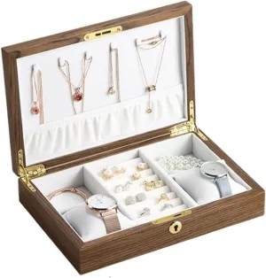 Watch Organizer Jewellery Storage Case Watch Box Watch Organizer(Onecolor) Watch Case Watch Roll engage always discipline incapable wale pickaxe Watch Winder Watch Box Large Wood Jewelry Box Wooden Necklace Ring Earring 