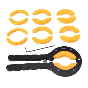 Watch Repair Tool Kit for Watchmaker Plastic Alloy 20cm 2pcs Each 4pcs 7052E34 Watch Bezel Opener Professional Watch Bezel apartment Ring Removal Tool 