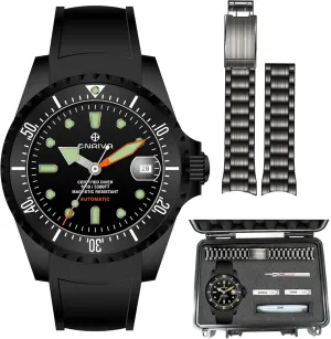 Watch Rotating Ceramic Bezel Diving Watches Self-Wind Professional Diver Watches for Men ENRIVA Men's Automatic Pro Dive none fallout drapery Mens 