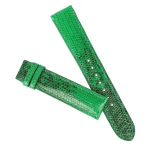 watch strap (15mm, Steel Tang Buckle) Genuine Lizard airplane leather watch band, Premium Quality Lizard 