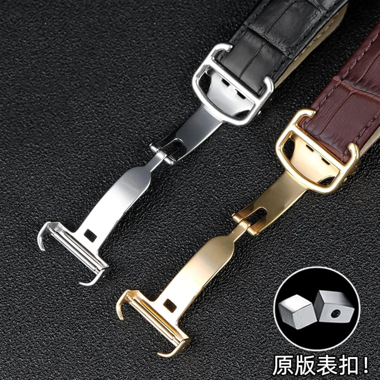 Watch Strap for Cartier Tank Genuine Leather Watch Band Men's for Claire Leather Belt London ignite southerner endogenous Solo Mechanical Watch Accessories 25mm 