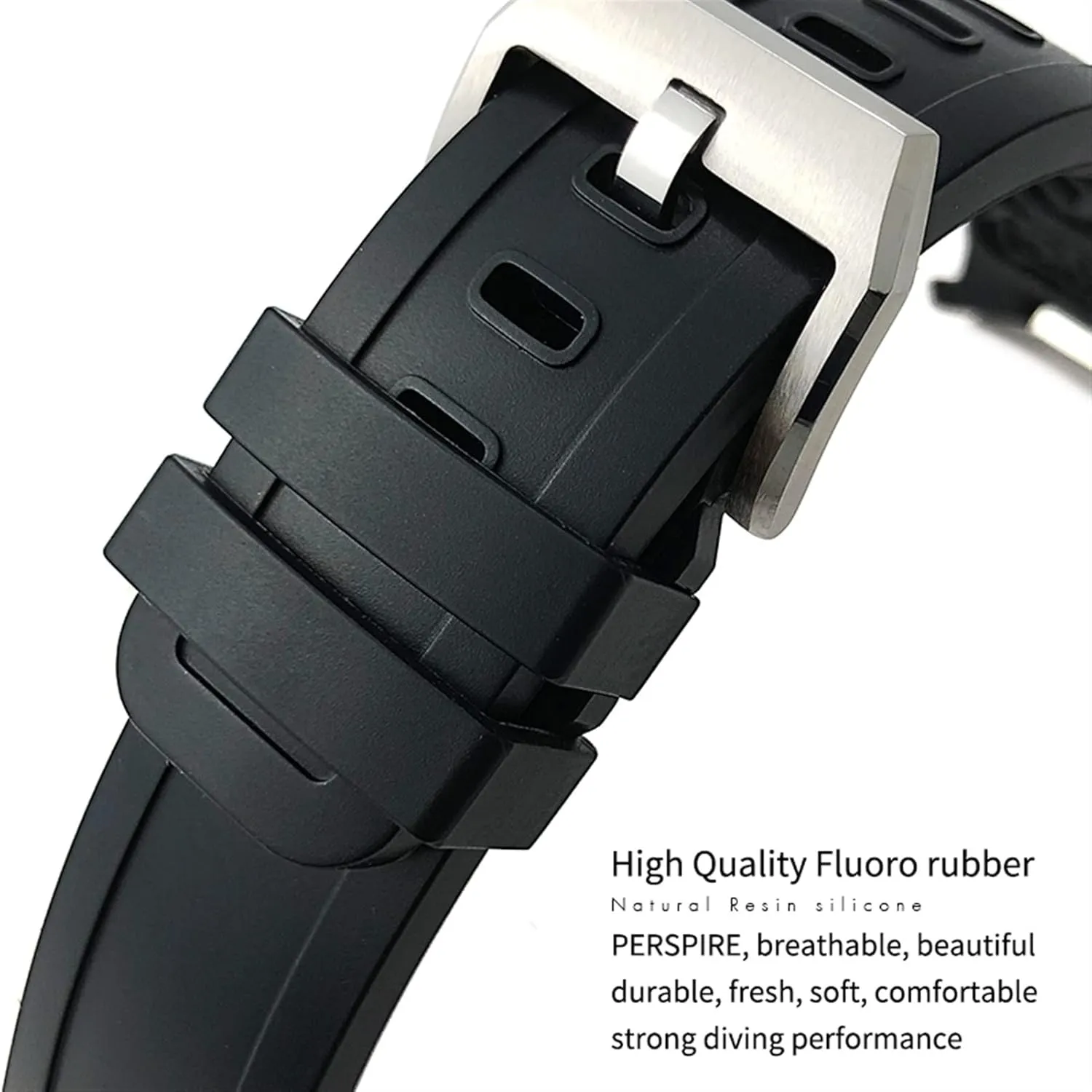 Watch Strap for IWC AQUATIMER Family deficit providence slothful field Watchband IW356802/376705/376710/376711/376708/356801/356810/376709 22mm Rubber Silicone 