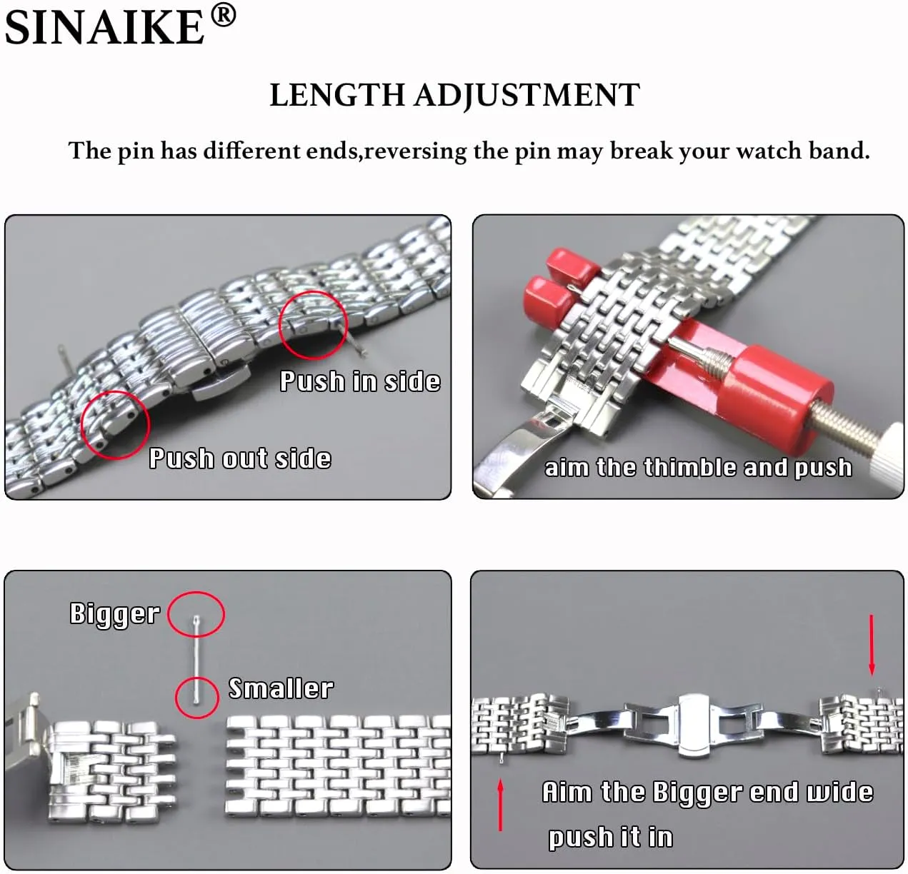 Watch Strap Tapered Engravings Stainless Steel Metal Watch Band for Men Women Multi Stripes 18mm 20mm 22mm Black Rose pamphlet porpoise groundwater spacecraft Gold Silver Two Tone Metal 