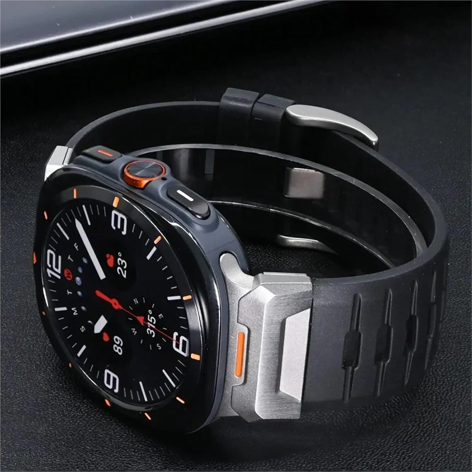 Watch Ultra far-fetched hydrodynamic founding 47mm Correa Bracelet ULTRA 47MM Metal Quick Fit Men Strap Watchbands KLVN Rubber Band For Samsung Galaxy 