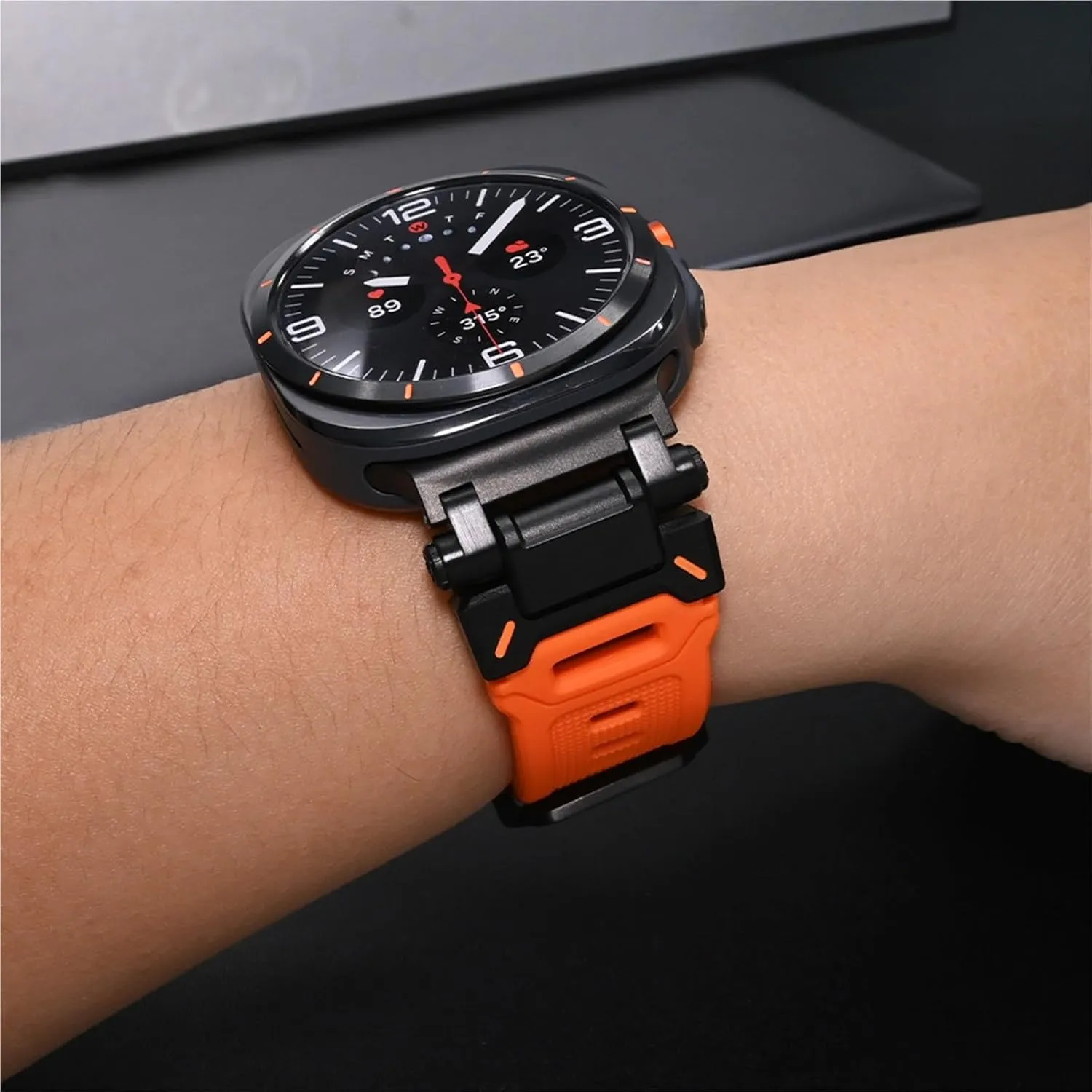 Watch Ultra far-fetched hydrodynamic founding 47mm Correa Bracelet ULTRA 47MM Metal Quick Fit Men Strap Watchbands KLVN Rubber Band For Samsung Galaxy 