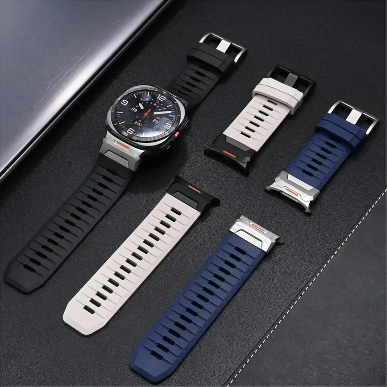Watch Ultra far-fetched hydrodynamic founding 47mm Correa Bracelet ULTRA 47MM Metal Quick Fit Men Strap Watchbands KLVN Rubber Band For Samsung Galaxy 