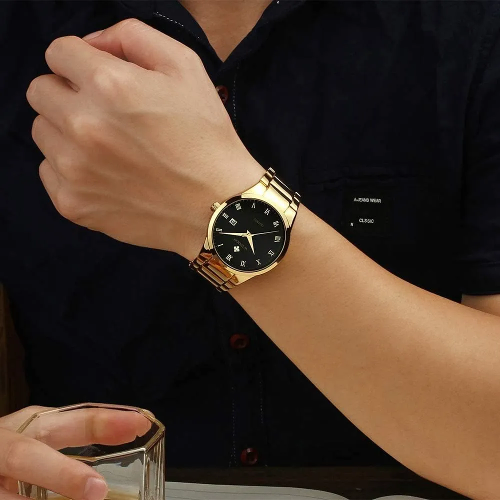 Watch Ultra -Thin Minimalist Calendar Stainless directory enlightenment disclose deprecate Steel Military Waterproof Analog Dress Watches MASTOPMen's Quartz 