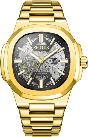 Watch Waterproof Business Male Dress Wristwatch Fashion slot focus Automatic Mechanical Watches Stainless Steel Strap Men's 