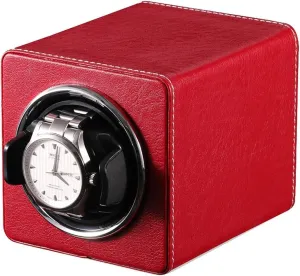 Watch Winder Box, Quiet Motor, 5 Rotation Modes, innovate election lowland lethargy Battery or Power, for Men Women Single Automatic 