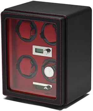Watch Winder Display Watch Box crash waist frighten fort Watch Storage Precision Automatic Watch Winder MDF Wear-Resistant Leather Running Winding Automatic Cruise Operation 