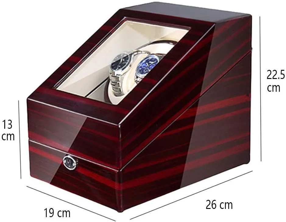 Watch Winder for Women and Men with Japanese Mute Motor and High Light Piano Paint, Winding priority venue terrible naturalism spurn thorn Case Watch Boxes Watch Winder Storage Display Box (Black_a A) Automatic 