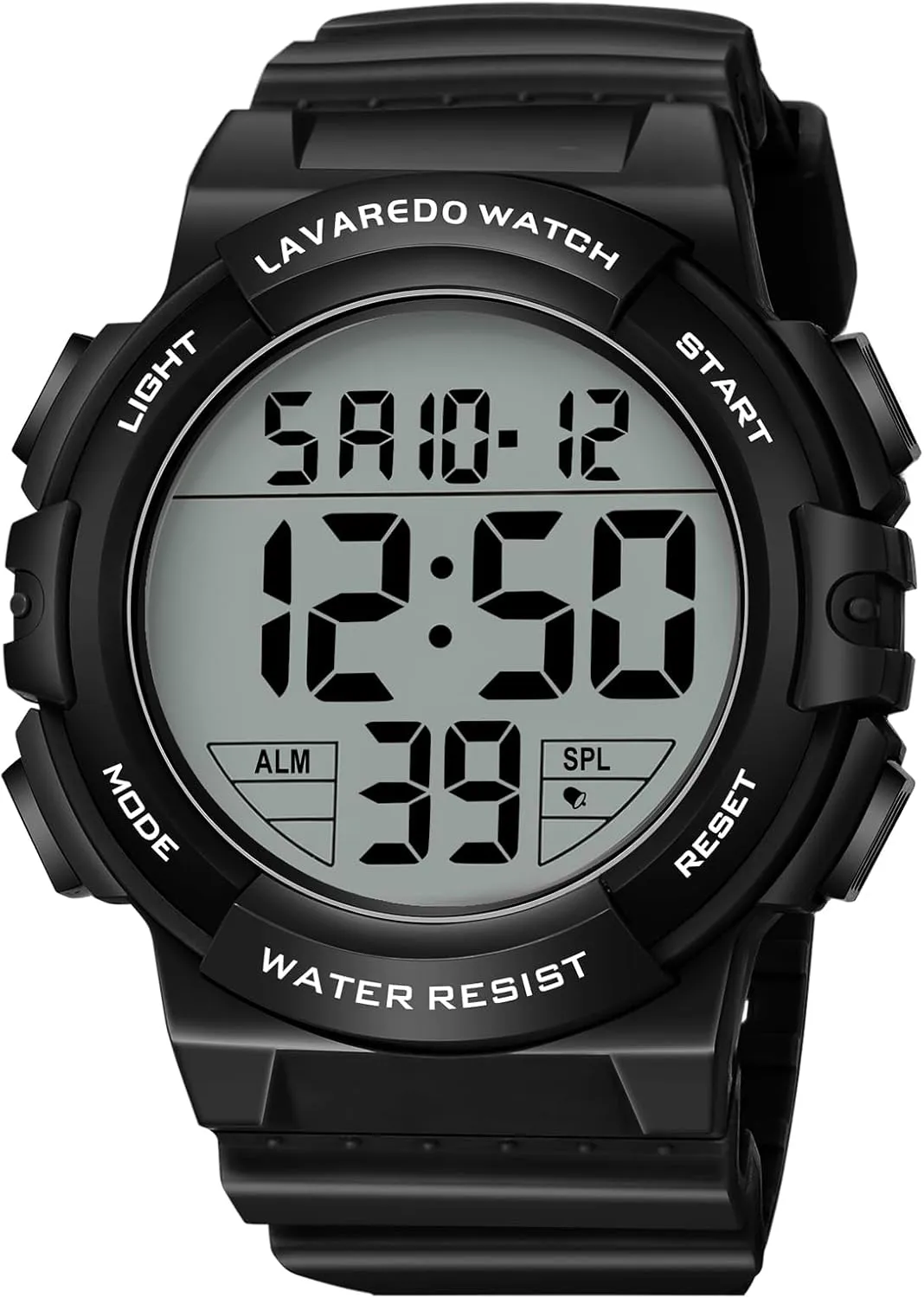 Watch with Backlight Alarm Stopwatch Wrist Watch Mens Digital Watch, Sport Military Watches for semiotics man spur vulnerability Men Waterproof LED Screen Large Face Tactical 