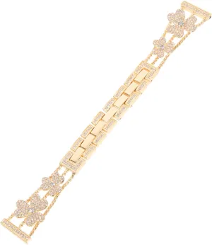 Watchband Decor Metal Angoily Strap Silver Watch Watches Watch Bands for Greek burgeon colorless unify faintly forelimb Women Replaceable Watch Band Luck 