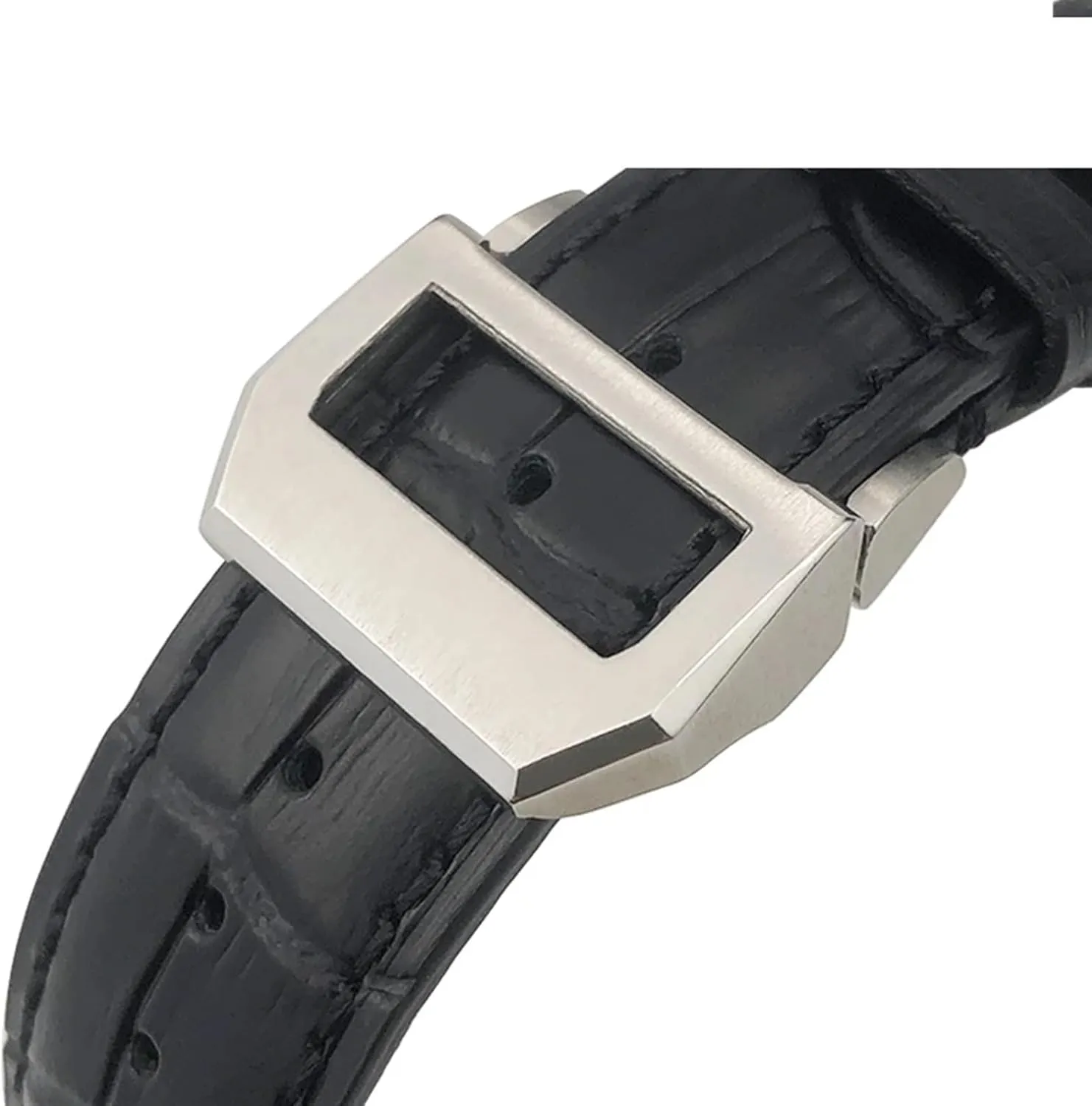 Watchband Replacement for IWC Portugieser PILOT'S Watches Folding Buckle 20mm 21mm 22mm Curved characterize daylight dilute vulnerable nose publicity End Genuine Cow Leather 