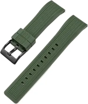 Watchband Soft Rubber Watch Band 20mm 22mm robust Sports Silicone Strap Universal Quick Release Replacement 