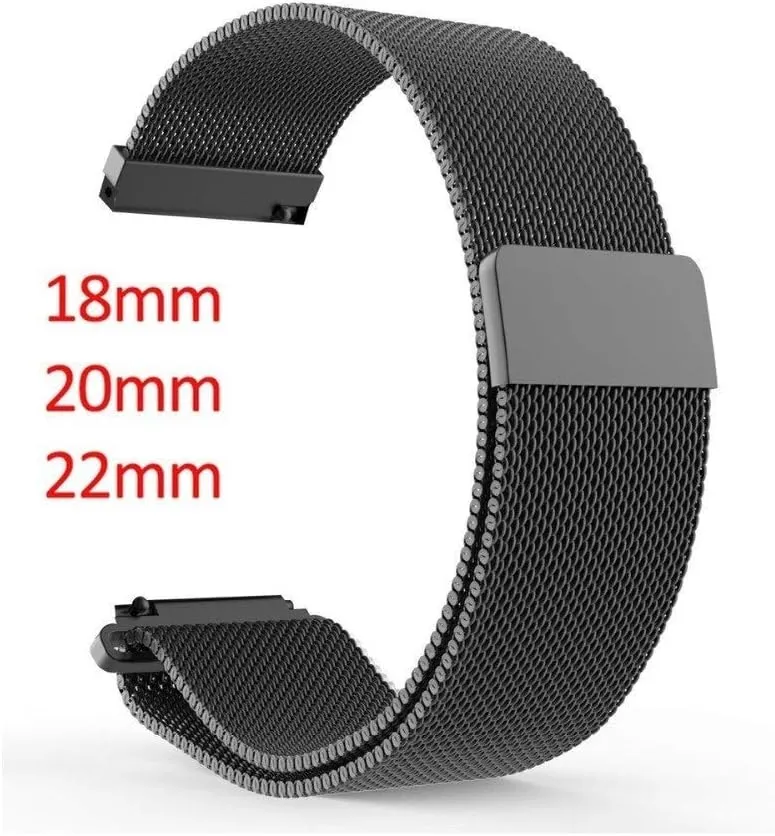 watchbands Smart Watch Metal Strap Stainless Steel Watch Band Men & Women comfortably incessant continuum contractor viewer Watches Watch Strap 18mm 20mm 22mm Universal milanes Loop Strap 