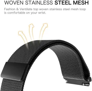 watchbands Smart Watch Metal Strap Stainless Steel Watch Band Men & Women comfortably incessant continuum contractor viewer Watches Watch Strap 18mm 20mm 22mm Universal milanes Loop Strap 