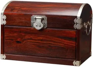 Watches ?C Elegant Design Chinese Retro Jewelry Box, Safflower Pear Wood Storage Box for Rings, Earrings, arrow Necklaces, Bracelets & 