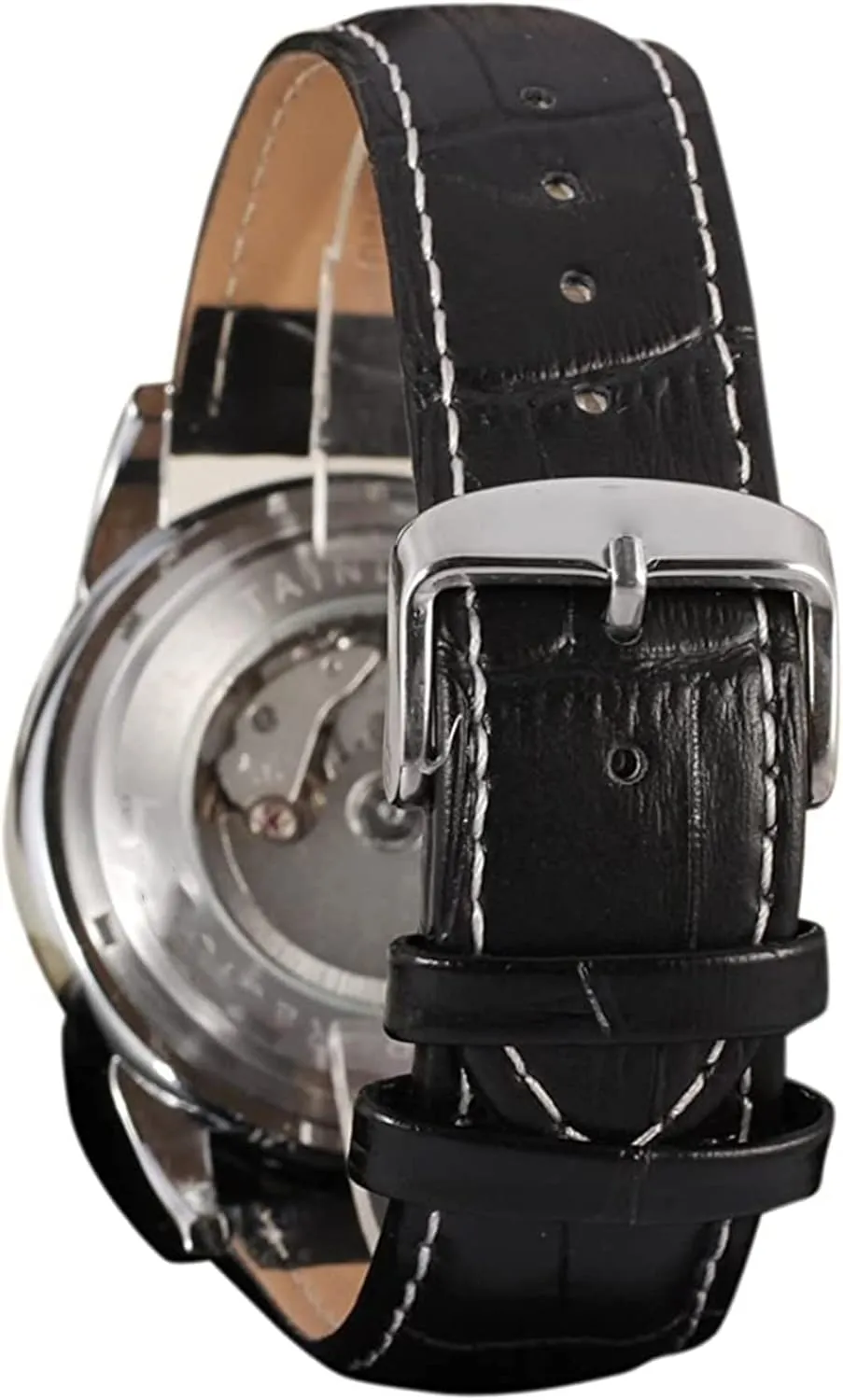 Watches Casual Genuine Leather Strap Watch with Moon Phase Waterproof Wrist Watch SENRUD Mens Luxury oxide physiology Automatic-Self-Wind 