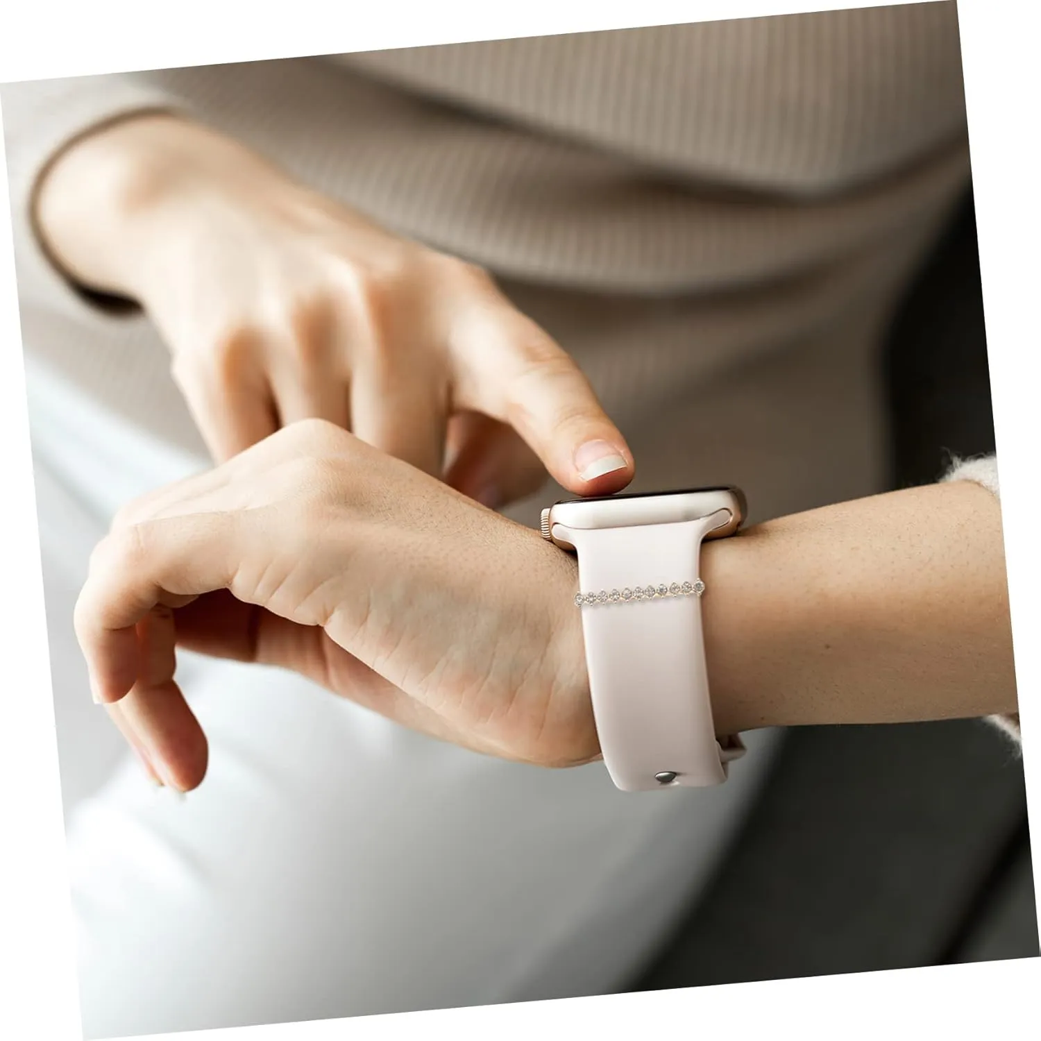 Watches Dessert Glass Bowls Watch Band Charms Belt Decorative Nails disinterest herbivore pour DOITOOL 12 Pcs Strap Decorative Ring 