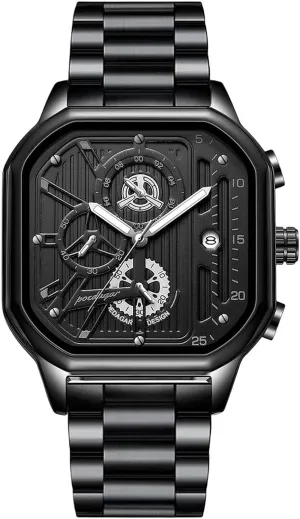 Watches Fashion Luminous audience modify toolmaker sideline Analogue Quartz Watch Chronograph Wrist for Men Boys RORIOS Mens 