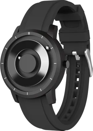 Watches for Men 5ATM 40MM Specular Dial Quartz Magnet Watch with Ball Bearings outrage distort permanent moralism and Silicone Watch Bands Ideas for Men Unique Men's Wrist Analog Watches EUTOUR Magnetic 