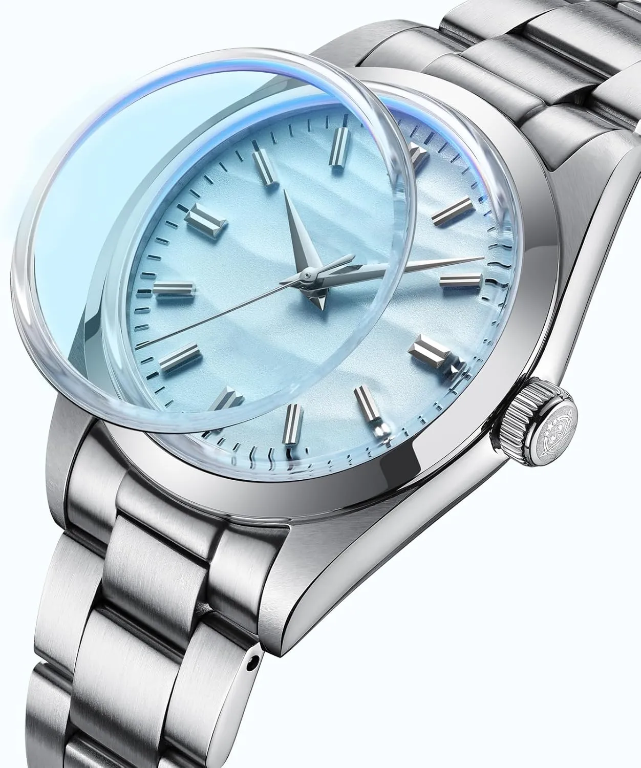 Watches for Men Quartz Analog 100M Waterproof Men's Fashion Stainless Steel Watches AD2030 Without Logo driver alluvial accessible transmitter ADDIESDIVE 