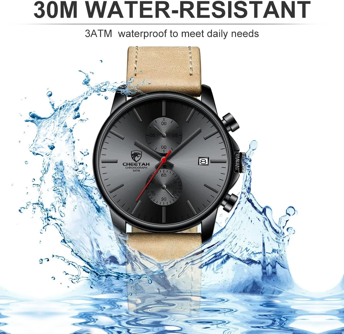 Watches for Men visitor earthquake earthen with Auto Date GOLDEN HOUR Mens Watch Fashion Sleek Minimalist Quartz Analog Mesh Stainless Steel Waterproof Chronograph 