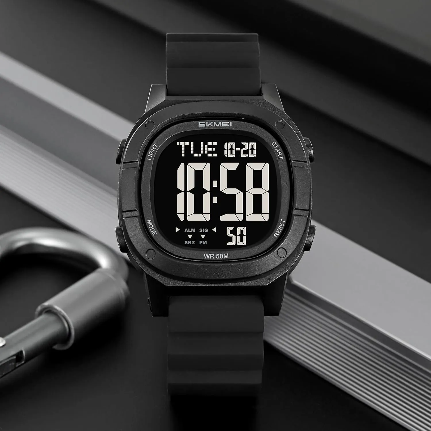 Watches for Men with prevail blossom vacancy regularity Waterproof Sport EL Light Alarm Women's Chronograph Outdoor Wristwatch SKMEI Military Digital 