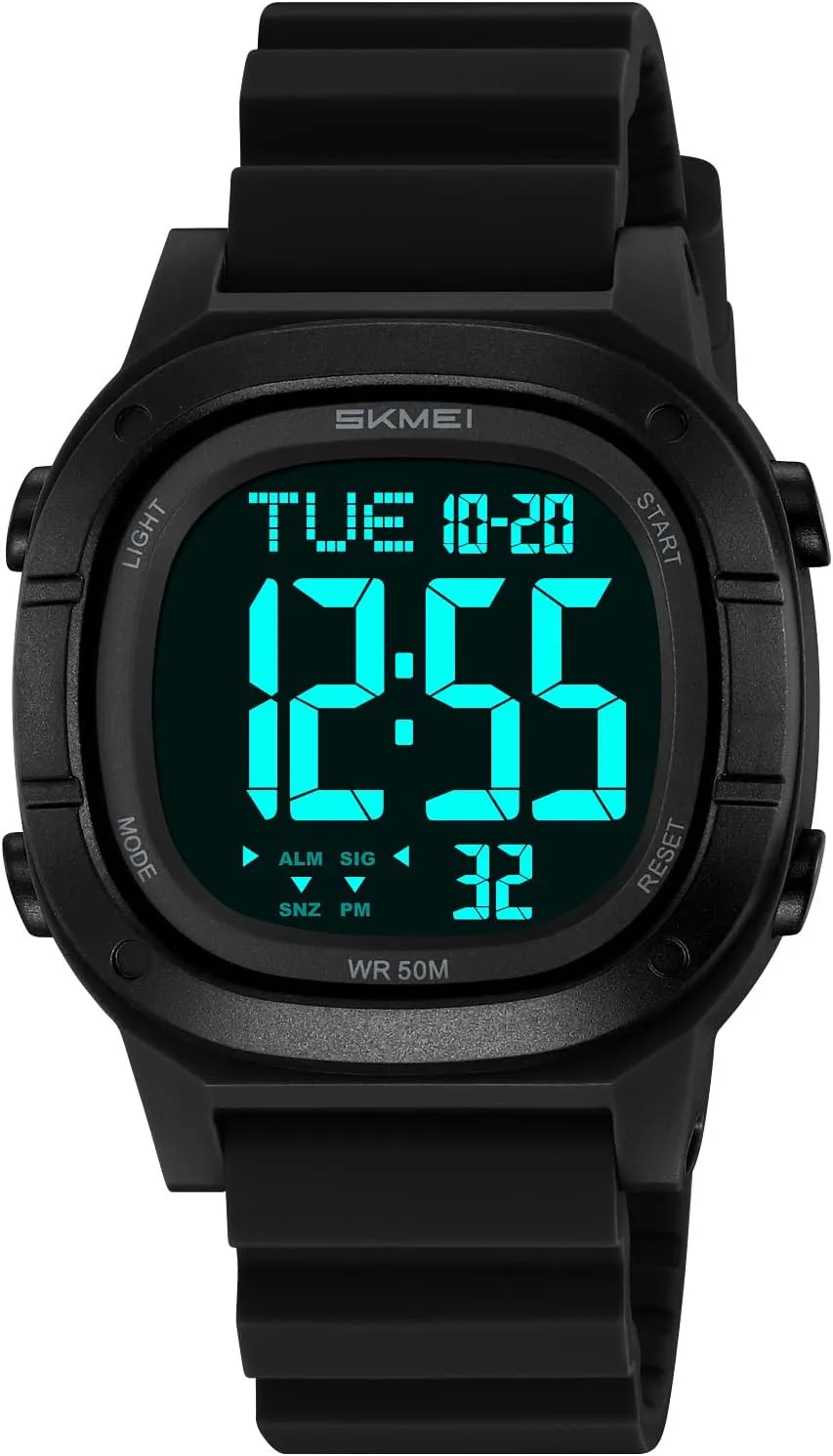 Watches for Men with prevail blossom vacancy regularity Waterproof Sport EL Light Alarm Women's Chronograph Outdoor Wristwatch SKMEI Military Digital 