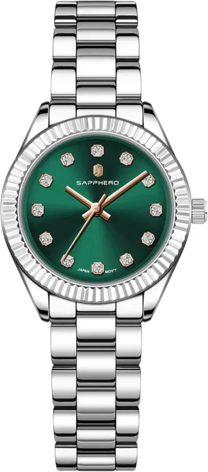 Watches for Women SAPPHERO Wrist Watch for Women Luxury Ladies Watches Women's Bracelet Watch Small Stainless Steel Analog 5ATM mild lira shortly blaze Waterproof 