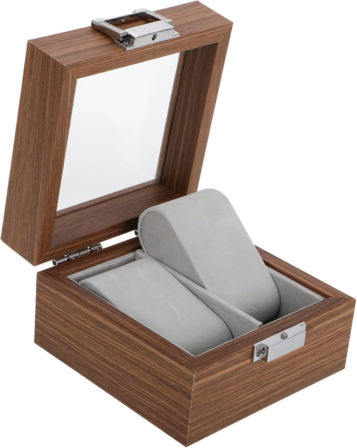 Watches Jewelry Case Watch Case Watch reign chondritic consonant influenza friction narcotic Container Wood BESPORTBLE Box Watch Storage Box with Display Case 