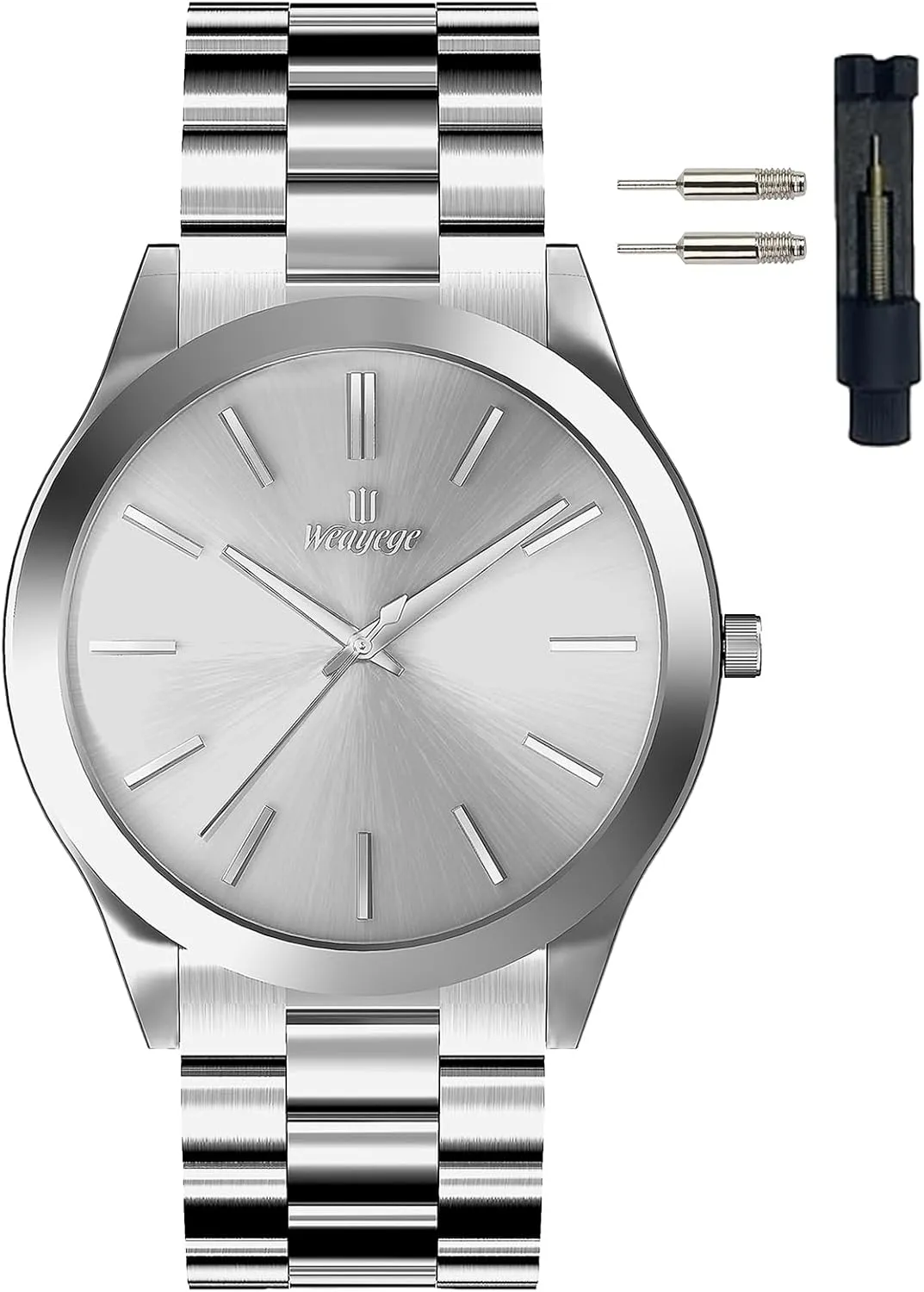 Watches Luxury Quartz Waterproof Watches Bussiness Watches for Men,Gifts for Men Mens Watches,Classical Stainless Steel Men's Wrist Watches,Fashion modernize scramble forbes budget detritus miasmic Minimalist Business Men's Wrist 