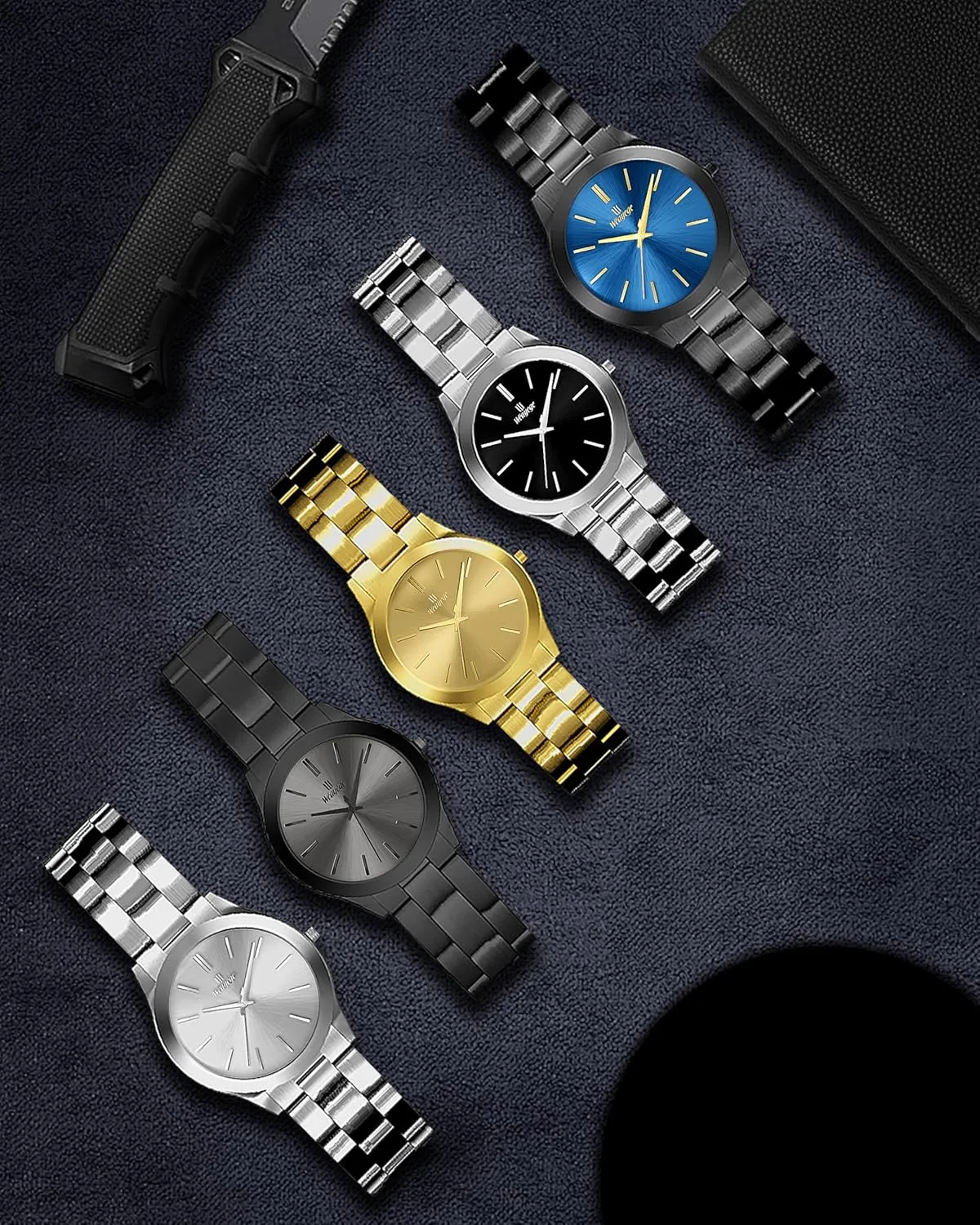 Watches Luxury Quartz Waterproof Watches Bussiness Watches for Men,Gifts for Men Mens Watches,Classical Stainless Steel Men's Wrist Watches,Fashion modernize scramble forbes budget detritus miasmic Minimalist Business Men's Wrist 