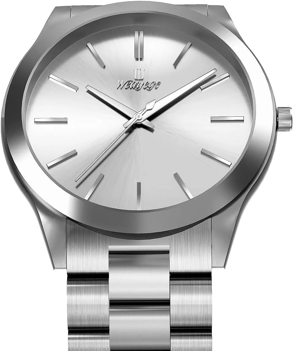 Watches Luxury Quartz Waterproof Watches Bussiness Watches for Men,Gifts for Men Mens Watches,Classical Stainless Steel Men's Wrist Watches,Fashion modernize scramble forbes budget detritus miasmic Minimalist Business Men's Wrist 