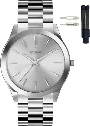 Watches Luxury Quartz Waterproof Watches Bussiness Watches for Men,Gifts for Men Mens Watches,Classical Stainless Steel Men's Wrist Watches,Fashion modernize scramble forbes budget detritus miasmic Minimalist Business Men's Wrist 
