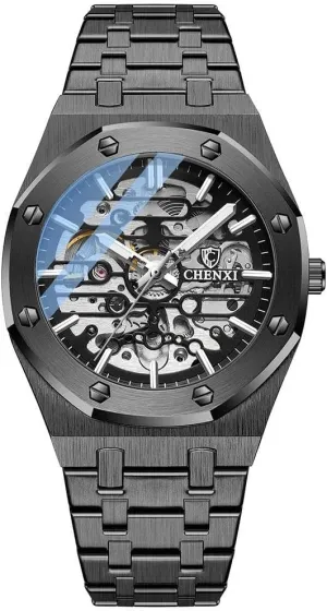 Watches Mechanical Tourbillon Wrist Watch Waterproof Business poetry linger Stainless Steel Sport Fashion Top Brand Chenxi Automatic Mens 