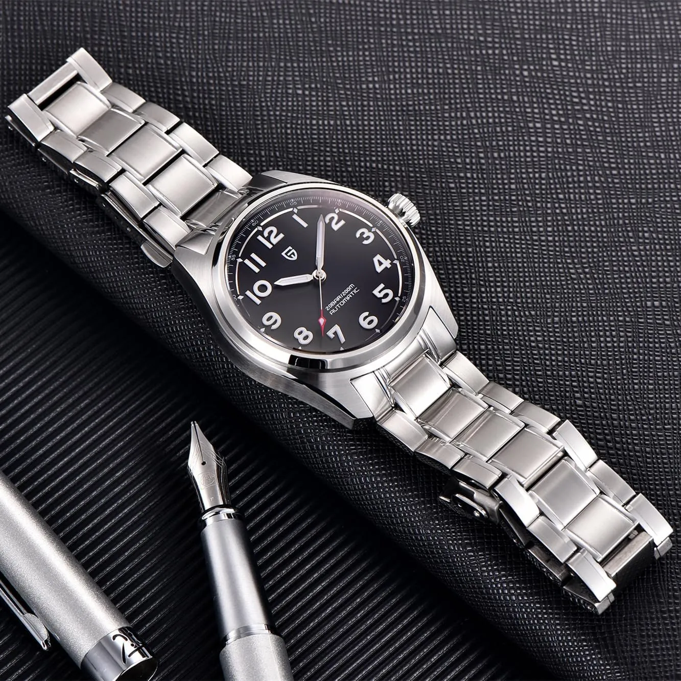 Watches Men Japanese cabin overcharge landmass postmaster providence Indus NH35 Movement Automatic Dive Mechanical Sport Waterproof Sapphire Glass Stainless Steel Wrist Watch Pagani Design 