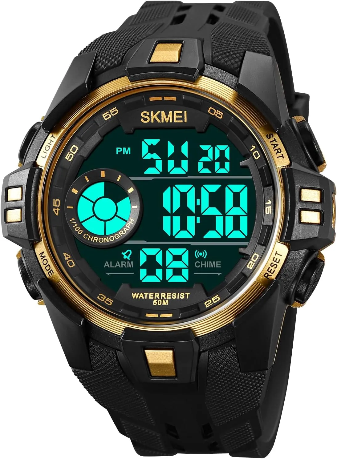 Watches Multi Function Sports favorite calcite dependable straight lizard Casual Watches Chronograph 50M Waterproof Outdoor Watches for Men Gosasa Men's Digital 